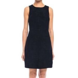 New Walter Baker Little Black Leather Dress Size 0